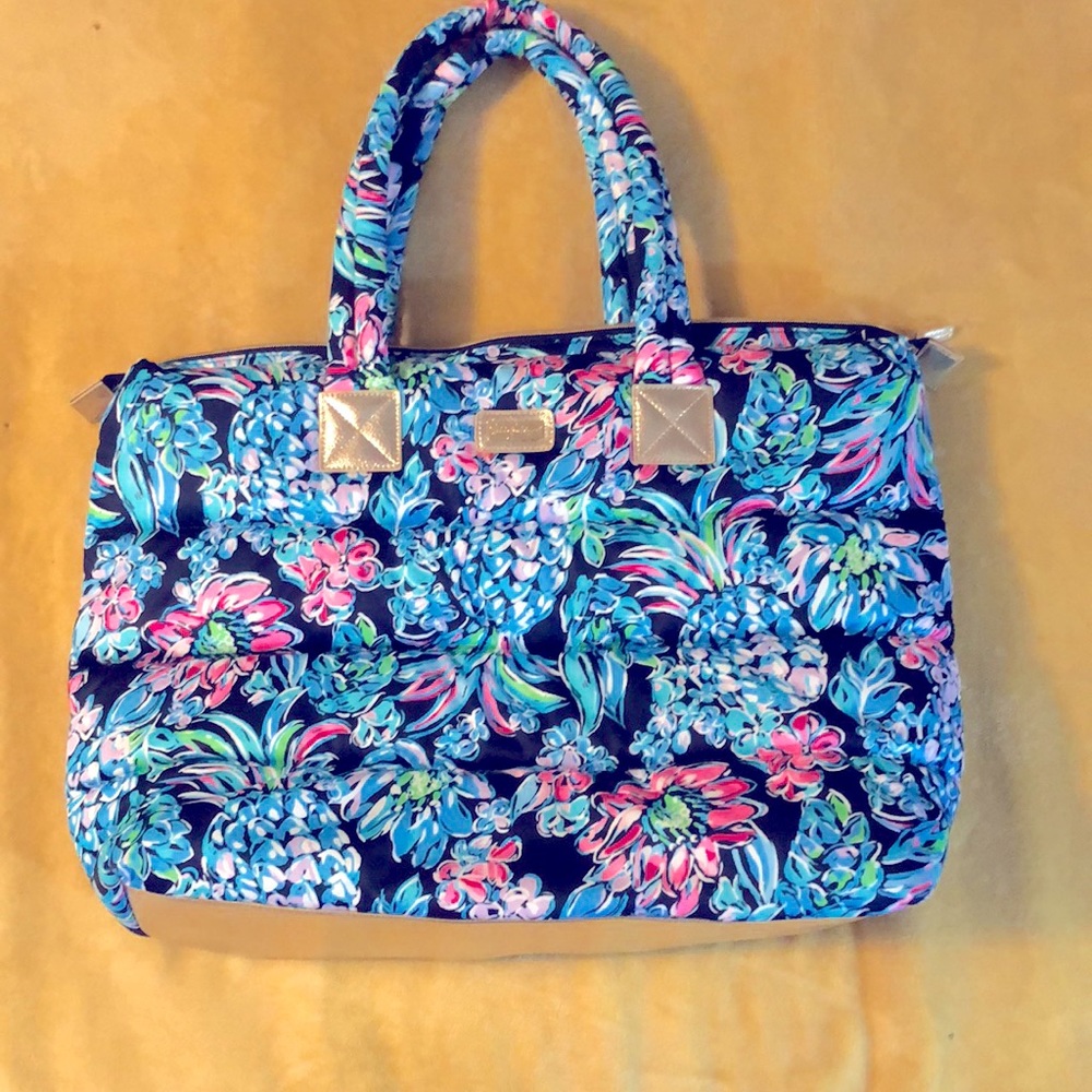 Lilly Pulitzer Polly Puffer Large Tote